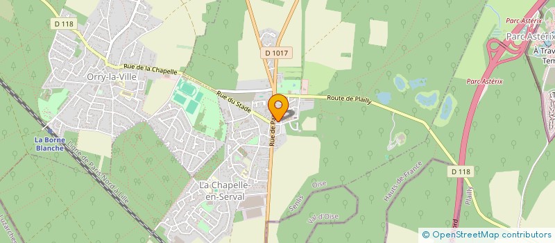 localisation de l'entreprise 984 535 880   LA CHAPELLE-EN-SERVAL