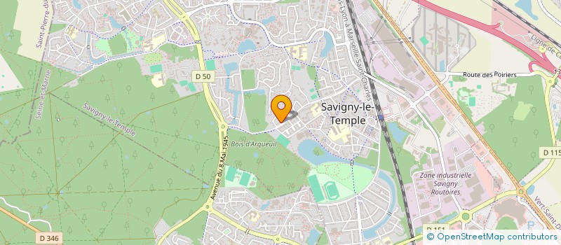 localisation de l'entreprise 984 586 214   SAVIGNY-LE-TEMPLE