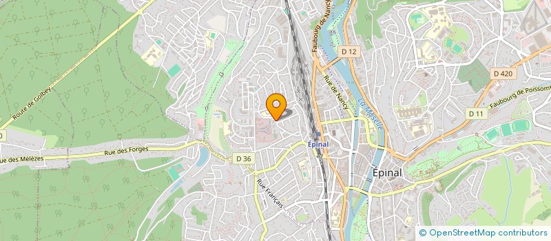 localisation de l'entreprise 984 604 942 à EPINAL