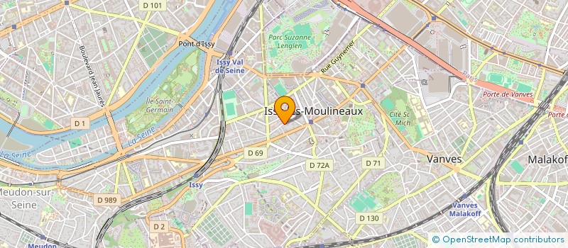 localisation de l'entreprise 984 709 501 à ISSY-LES-MOULINEAUX