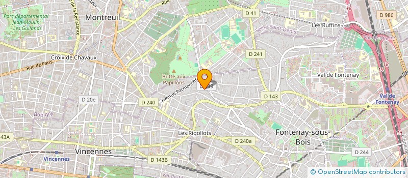 localisation de l'entreprise 984 709 923   FONTENAY-SOUS-BOIS