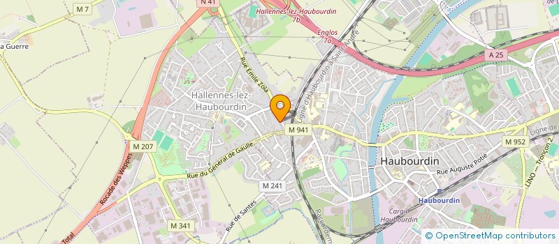 localisation de l'entreprise 984 718 569   HALLENNES-LEZ-HAUBOURDIN