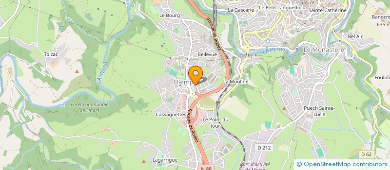 localisation de l'entreprise 984 718 593   LUC-LA-PRIMAUBE