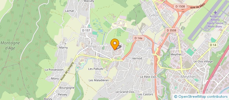 localisation de l'entreprise 984 725 739   POISY