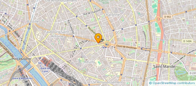 localisation de l'entreprise 984 736 710 à PARIS 12