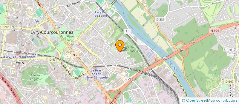 localisation de l'entreprise 984 763 995   EVRY-COURCOURONNES