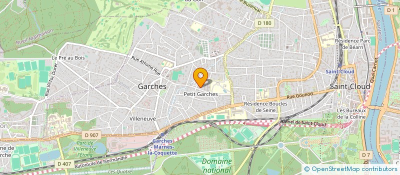 localisation de l'entreprise 984 780 767 à GARCHES