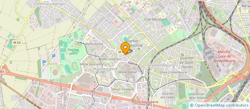 localisation de l'entreprise 984 789 156 à STRASBOURG