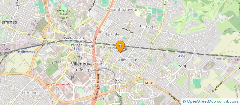 localisation de l'entreprise 984 801 985   FLINES-LEZ-RACHES