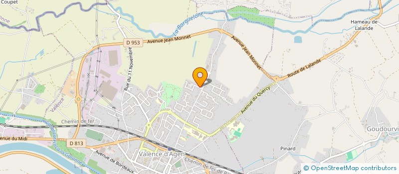 localisation de l'entreprise 984 820 589  à VALENCE