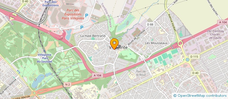 localisation de l'entreprise 984 846 840   VILLEPINTE