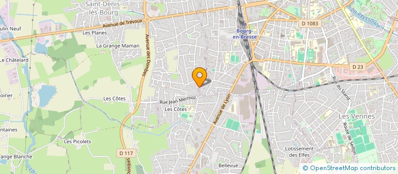 localisation de l'entreprise 984 854 984   MONTAGNAT