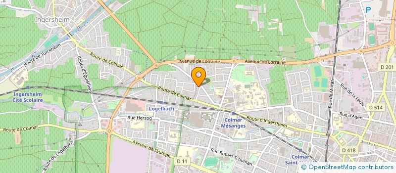 localisation de l'entreprise 984 896 290   COLMAR