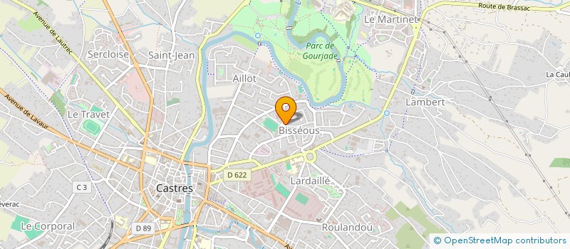 localisation de l'entreprise 984 911 453   CASTRES