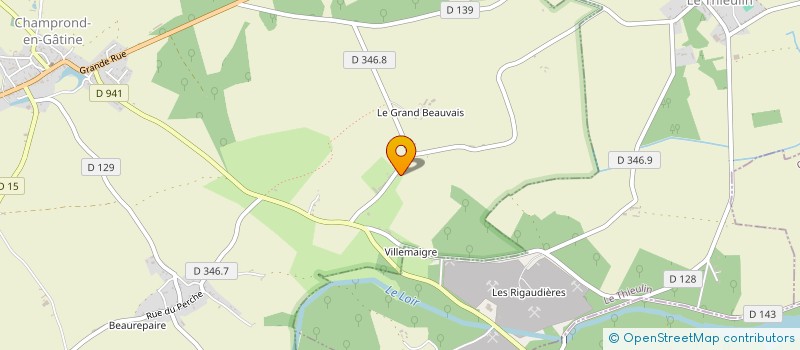 localisation de l'entreprise 984 961 987 à CHAMPROND-EN-GATINE