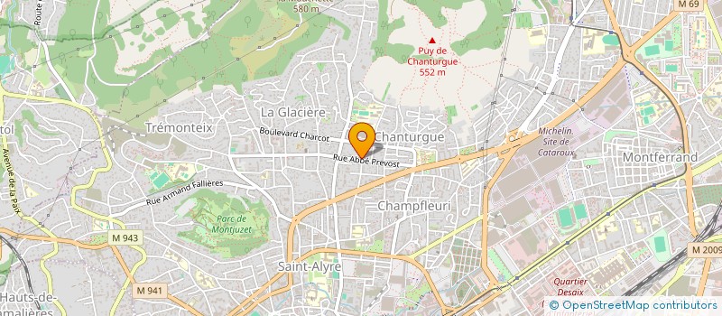 localisation de l'entreprise 985 127 646 à CLERMONT-FERRAND