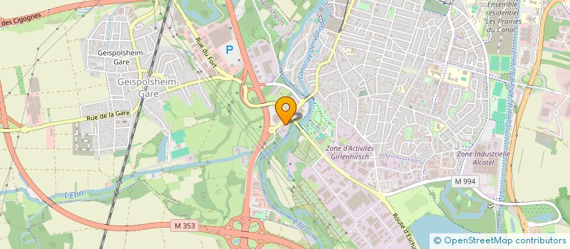 localisation de l'entreprise 985 136 365   GEISPOLSHEIM