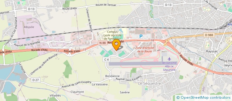 localisation de l'entreprise 985 167 733   LE SEQUESTRE