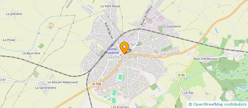 localisation de l'entreprise 985 172 782   SAINTE-PAZANNE