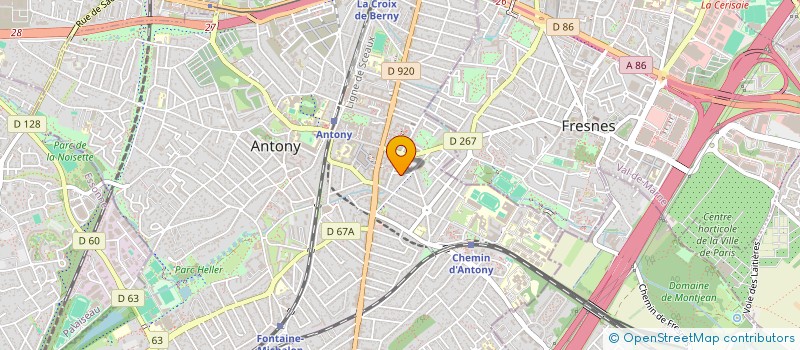 localisation de l'entreprise 985 215 433  à ANTONY