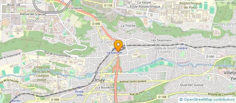 localisation de l'entreprise 985 238 419 à ORSAY