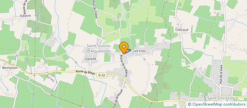 localisation de l'entreprise 985 283 985   SAINT-GIRONS-D'AIGUEVIVES