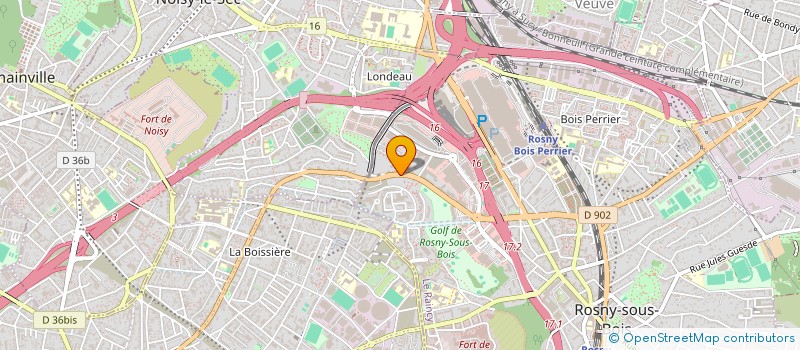 localisation de l'entreprise 985 298 298  à ROSNY-SOUS-BOIS