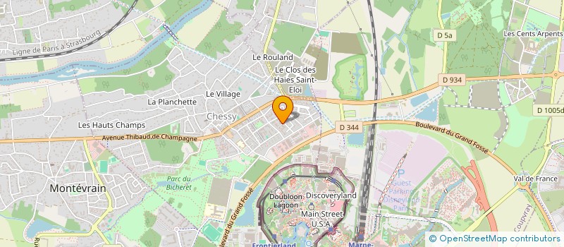 localisation de l'entreprise 985 314 525   CHESSY