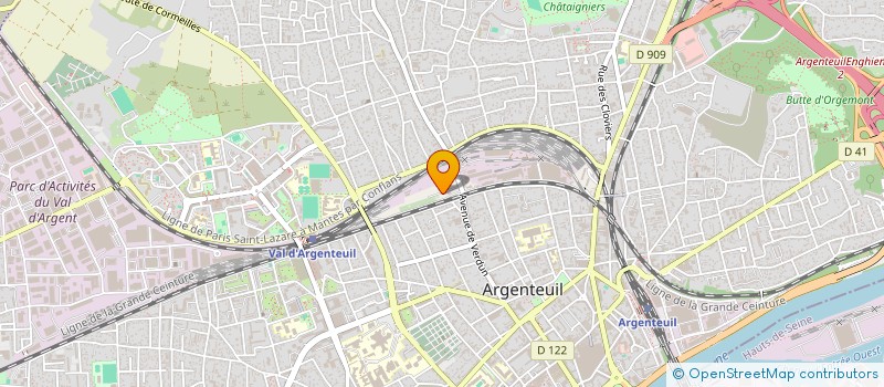 localisation de l'entreprise 985 389 535   ARGENTEUIL