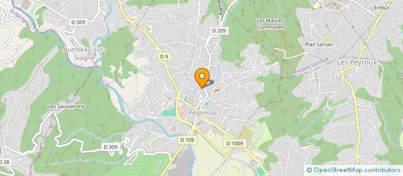 localisation de l'entreprise 985 390 780   PEGOMAS