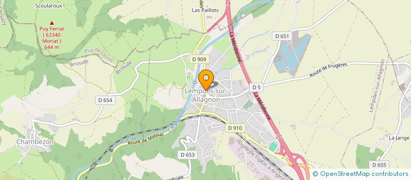 localisation de l'entreprise 987 362 456   LEMPDES-SUR-ALLAGNON