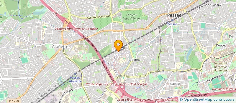 localisation de l'entreprise 987 393 352   PESSAC