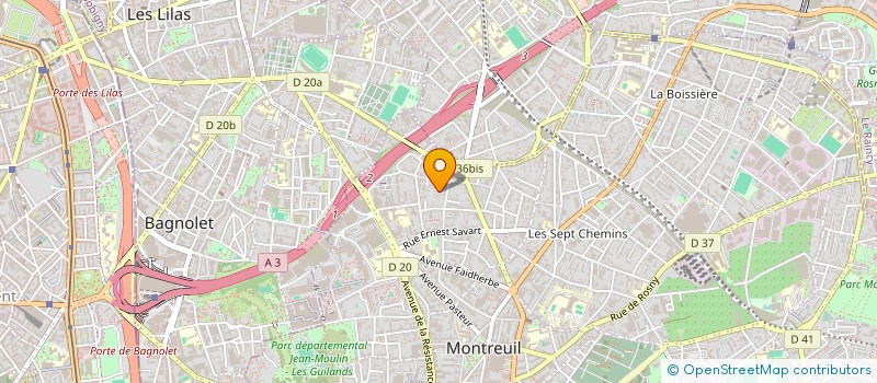 localisation de l'entreprise 987 412 939 à MONTREUIL