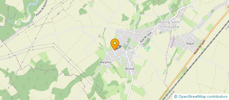 localisation de l'entreprise 987 438 694   BOURG-SAINT-CHRISTOPHE