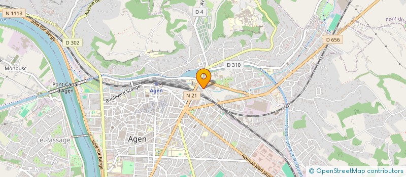 localisation de l'entreprise 987 443 082   AGEN