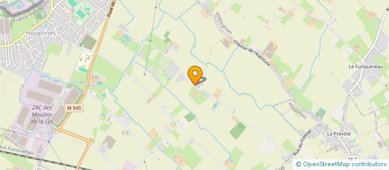 localisation de l'entreprise 987 458 080   HOUPLINES