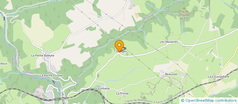 localisation de l'entreprise 987 470 945   CRESSAT