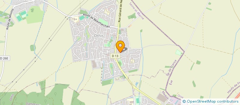 localisation de l'entreprise 987 533 643 à DAMMARTIN-EN-GOELE