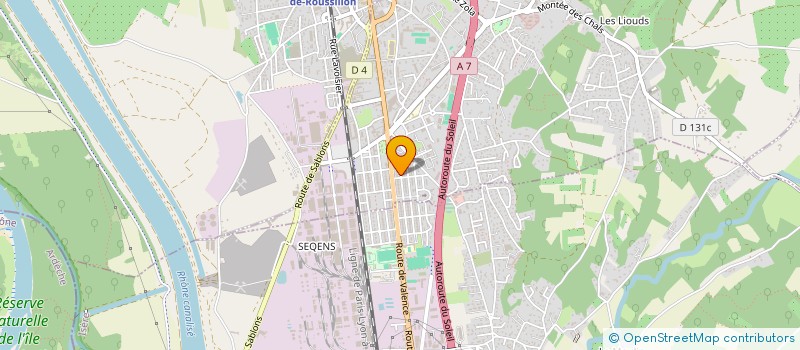 localisation de l'entreprise 987 534 567   ROUSSILLON