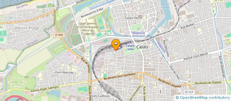 localisation de l'entreprise 987 588 811   CALAIS