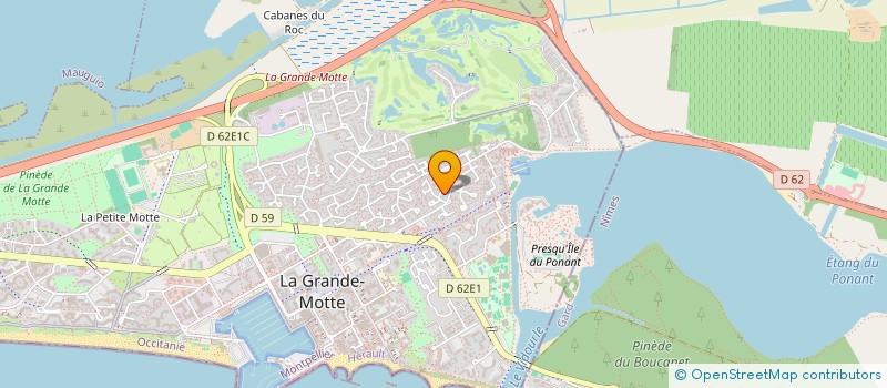 localisation de l'entreprise 987 592 193   LA GRANDE-MOTTE