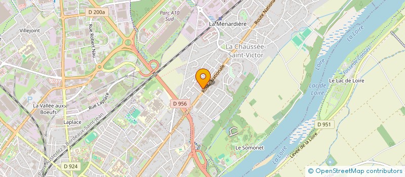 localisation de l'entreprise 987 612 686   LA CHAUSSEE-SAINT-VICTOR