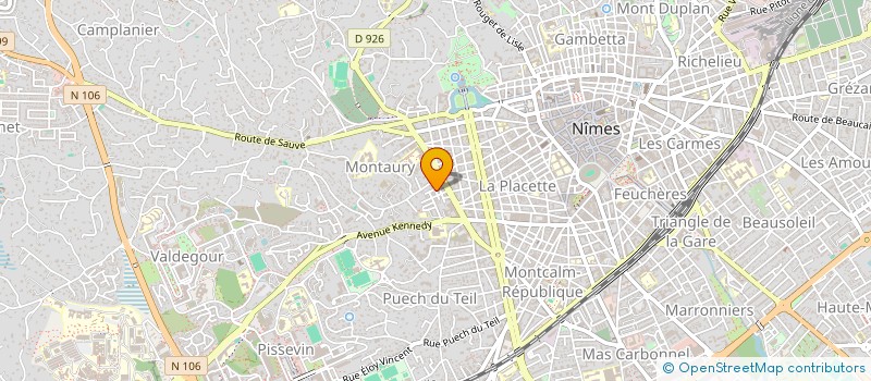 localisation de l'entreprise 987 679 487   NIMES