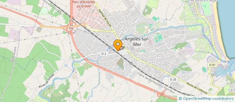 localisation de l'entreprise 987 717 618 à ARGELES-SUR-MER