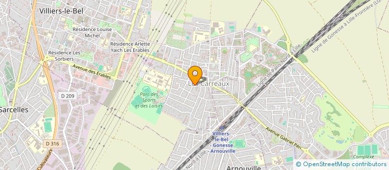 localisation de l'entreprise 987 731 361   VILLIERS-LE-BEL