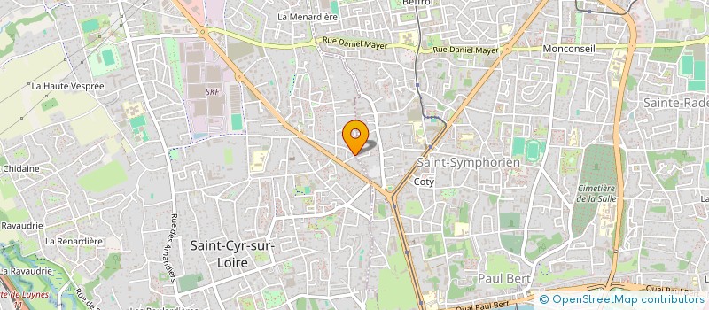 localisation de l'entreprise 987 736 303   TOURS