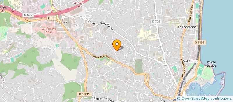 localisation de l'entreprise 987 744 190 à ANTIBES