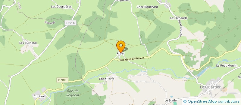 localisation de l'entreprise 987 763 349   LE QUARTIER