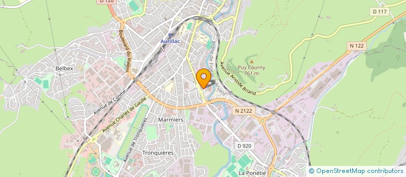 localisation de l'entreprise 987 776 754  à AURILLAC