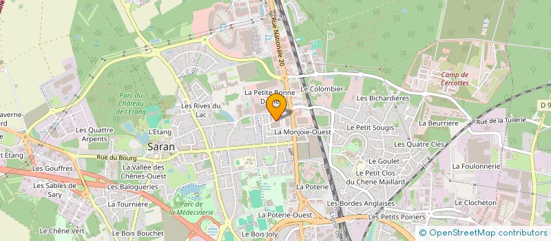 localisation de l'entreprise 987 779 832 à SARAN